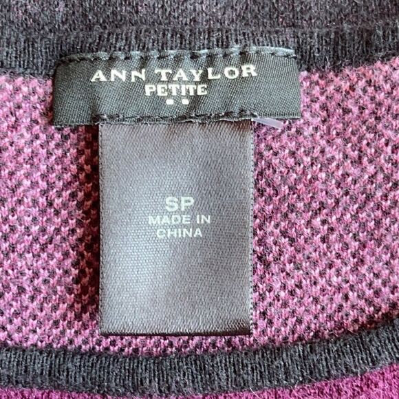 Ann Taylor Pink Floral Sweater Bodycon Dress - Picture 8 of 9